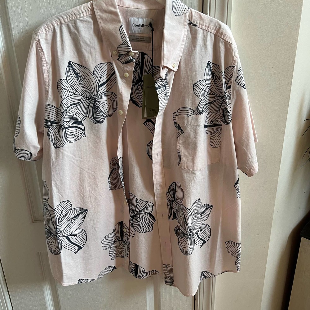 Goodfellow floral button down shirt